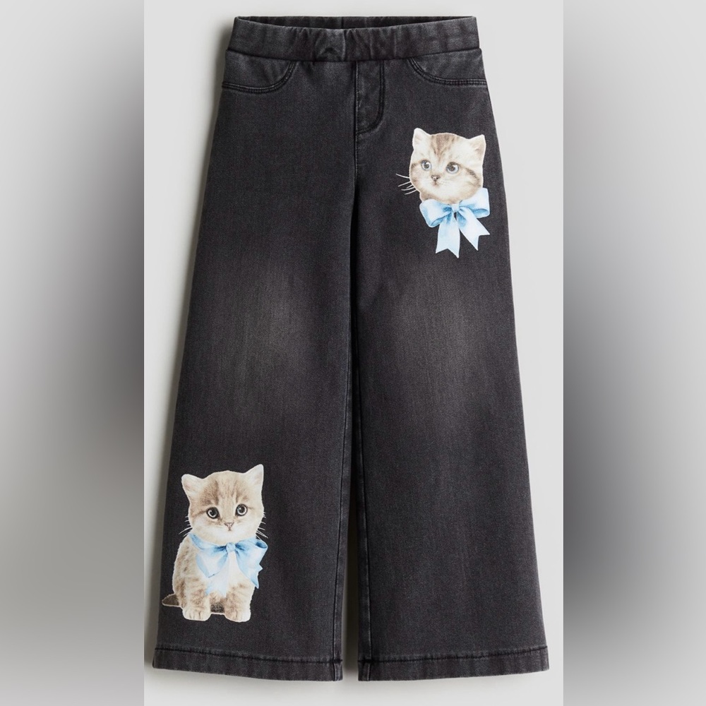NWT-H&M Girls wide leg pants